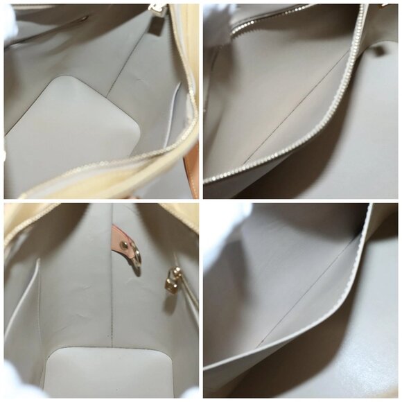 LOUIS VUITTON Monogram Vernis Houston Hand Bag Beige - Picture 15 of 16